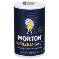 Morton Salt Iodized Table Salt - 26 Ounce