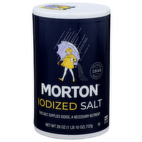 Morton Iodized Salt - 26 Ounce