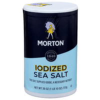 Morton Iodized Sea Salt - 26 Ounce