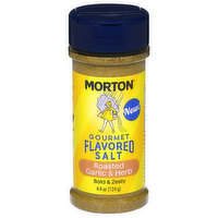 Morton Salt Morton Gourmet Flavored Bold & Zesty Roasted Garlic & Herb Salt - 4.4 Ounce