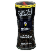 Morton Black Peppercorn - 1.24 Ounce