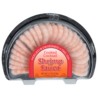 Tampa Bay Fisheries Peeled & Deveined • Tail On Shrimp And Sauce - 11 Ounce