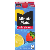 Minute Maid Strawberry Lemonade Carton - 59 Fluid Ounce