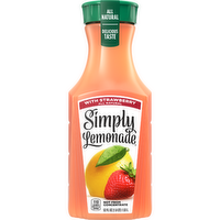 Simply Lemonade With Strawberry, All Natural Non-Gmo - 52 Fluid Ounce