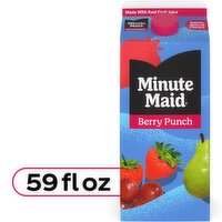 Minute Maid Berry Punch Juice Drink Carton - 59 Fluid Ounce