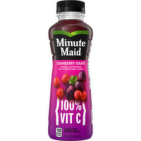 Minute Maid Cranberry Grape Juice Drink Bottle - 12 Fluid Ounce