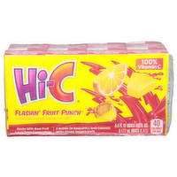 HI-C A Blend Of Pineapple And Orange With Other Ingredients Flashin' Fruit Punch - 6 Fluid Ounce - 8 Count