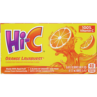 Hi-C Orange Lavaburst Juice Boxes Made With Real Fruit Juice, 8-Pack, Each - 48 Fluid Ounce