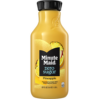 Minute Maid Zero Sugar Pineapple Nc Bottle - 52 Fluid Ounce