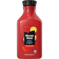 Minute Maid Zero Sugar Fruit Punch Juice Drink Bottle - 76 Fluid Ounce