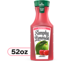 Simply Limeade With Cherry Drink Bottle - 52 Fluid Ounce