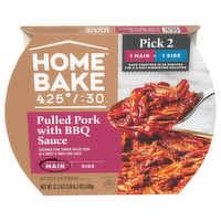 HOMEBAKE 425/30 425°30 Pulled Pork With BBQ Sauce Frozen Main, Box - 22.2 Ounce