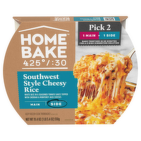 HOMEBAKE 425/30 425°30 Southwest Style Cheesy Rice Frozen Side, Box - 19.4 Ounce
