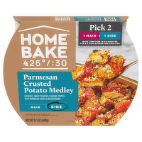 HOMEBAKE 425/30 425°30 Parmesan Crusted Potato Medley Frozen Side, Box - 15.5 Ounce