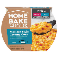 HOMEBAKE 425/30 425°30 Mexican Style Creamy Corn Frozen Side Dish, Box - 17.4 Ounce