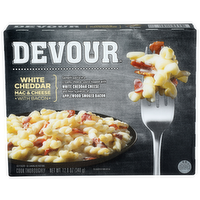 Devour White Cheddar Mac & Cheese With Bacon - 12 Ounce