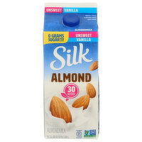Silk Almond Unsweetened Vanilla - 64 Fluid Ounce