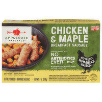 Applegate Naturals  Chicken & Maple Breakfast Sausage Links - 0.7 Ounce - 10 Count