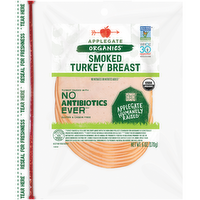 Applegate Organics Sliced Smoked Turkey Breast - 6 Ounce