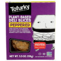 Tofurky Plant-Based Deli Slices Peppered - 5.5 Ounce