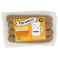 Tofurky Plant-Based Sausage Beer Brats - 14 Ounce