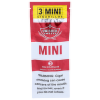 Swisher Sweets Smooth • Slow Burning Mini Cigarillos - 3 Count