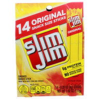 Slim Jim Original Smoked Snack Stick - 0.28 Ounce - 14 Count