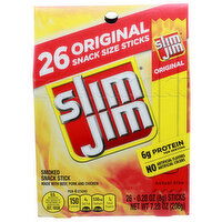 Slim Jim Original Long Boi Gang Smoked Snack Stick - 0.28 Ounce - 26 Count