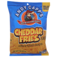 Andy Capp's Cheddar Fries Flavored Corn & Potato Snacks - 8 Ounce