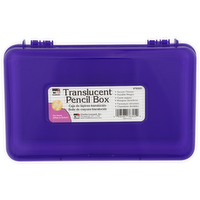 Charles Leonard, Inc. Translucent Pencil Box - 1 Each