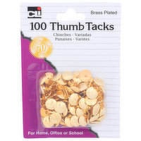 Charles Leonard, Inc. Thumb Tacks - 100 Count