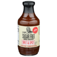 G Hughes Sweet & Spicy BBQ Sauce - 18 Ounce