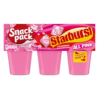 Snack Pack Pink Starburst Flavored Juicy Gels Cups - 19.5 Ounce