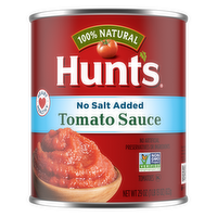 Hunt's No Salt Added Tomato Sauce, Can - 29 Ounce
