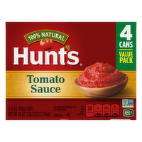 Hunt's 100% Natural Tomato Sauce, Can - 60 Ounce