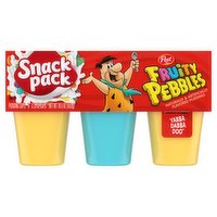 Snack Pack Post Fruity Pebbles Flavored Pudding Cups - 19.5 Ounce