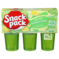 Snack Pack Lemon-Lime Juicy Gels - 5.5 Ounce - 6 Count
