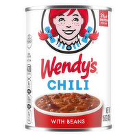 WENDY'S Chili With Beans, Canned - 15 Ounce