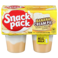 Snack Pack Banana Cream Pie Pudding - 3.25 Ounce - 4 Count