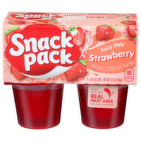Snack Pack Strawberry Juicy Gels - 3.25 Ounce - 4 Count