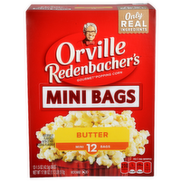 Orville Redenbacher's Butter Mini Bags Gourmet Popping Corn - 1.498 Ounce - 12 Count