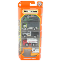Mattel Matchbox Mbx Construction III Car Toy - 5 Count