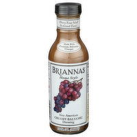 Briannas New American Creamy Balsamic Salad Dressing - 12 Fluid Ounce