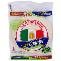 La Banderita Whole Wheat Wraps Carbcounter - 1.588 Ounce - 8 Count