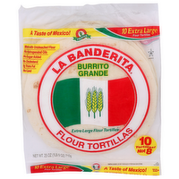 La Banderita Extra Large Flour Tortillas - 2.5 Ounce - 10 Count