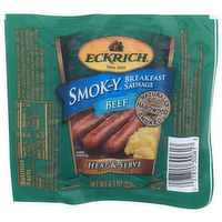 Eckrich Beef Smok-Y Breakfast Sausage - 8.3 Ounce