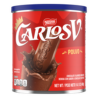 Carlos V Chocolate Flavored Powder Drink Mix, 16 Total Servings - 14.1 Ounce