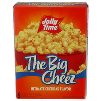 JOLLY TIME Cheddar Cheese Microwave Popcorn - 3 Ounce - 6 Count