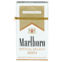 Marlboro Smooth Mellow Flavor Special Select 100's Filter Cigarettes - 20 Count