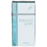 Virginia Slims Menthol Silver Pack Class a Cigarettes - 20 Count